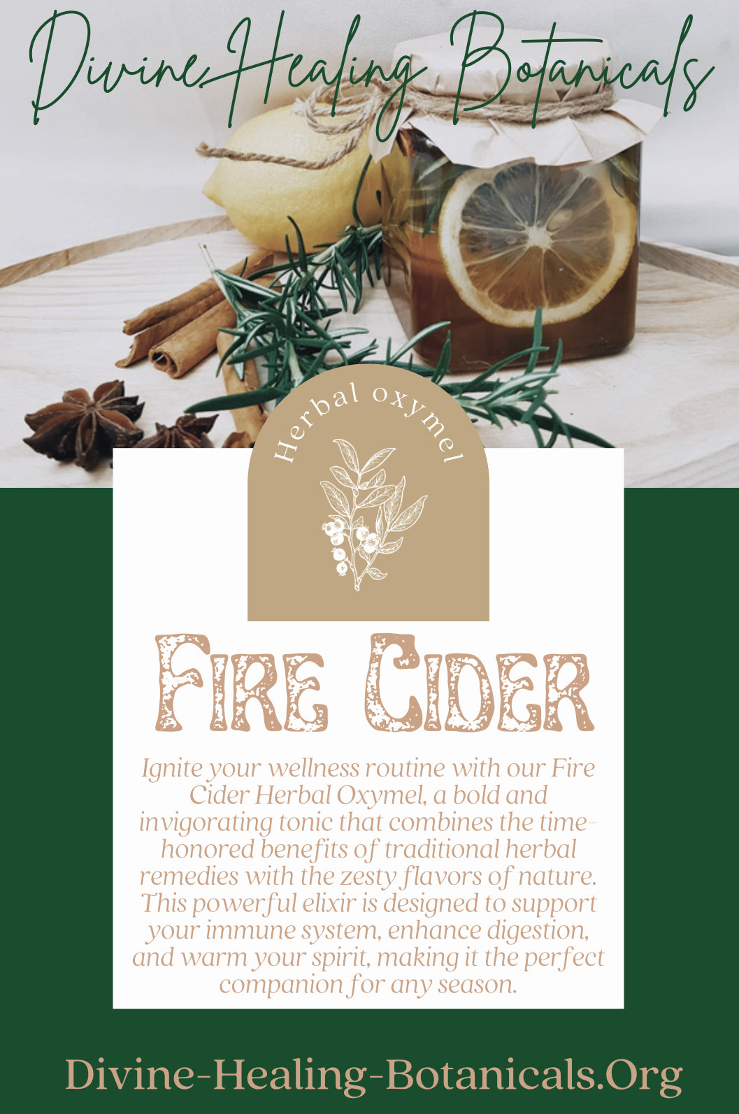 FIRE CIDER oxymel